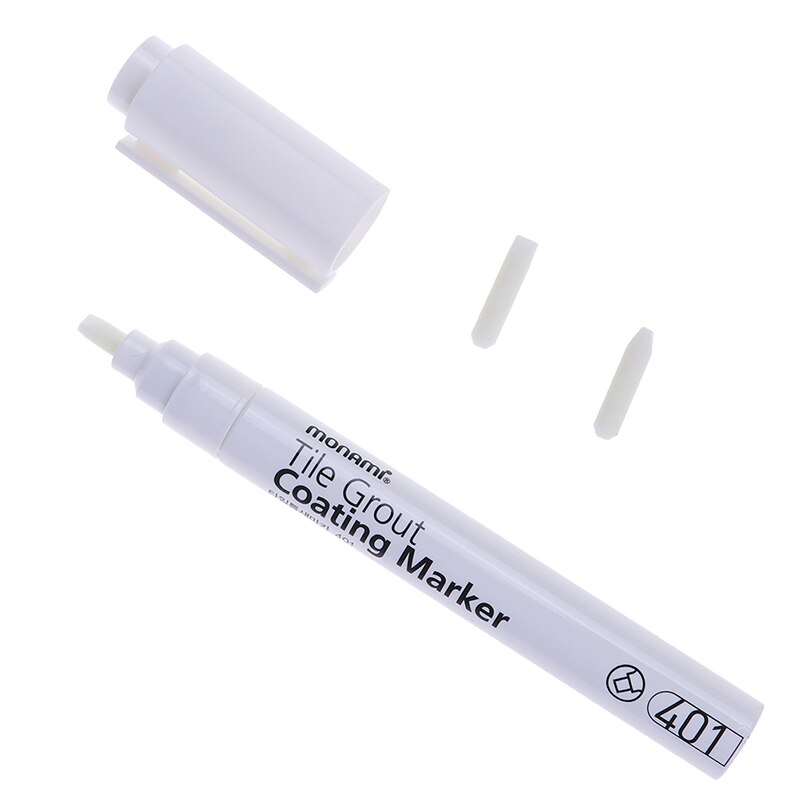 1pc nyttige tile gap reparation farve pen hvid flise refill artline fugepen vandtæt formfaste fyldmidler vægporcelæn