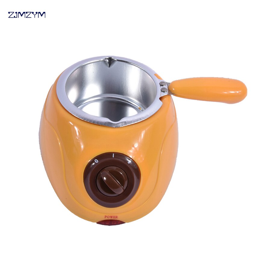 casa eléctrica fuente de Chocolate, Fondue de cantante de derretir Chocolate Pot amarillo y Rosa máquina de fusión de 250ml de capacidad