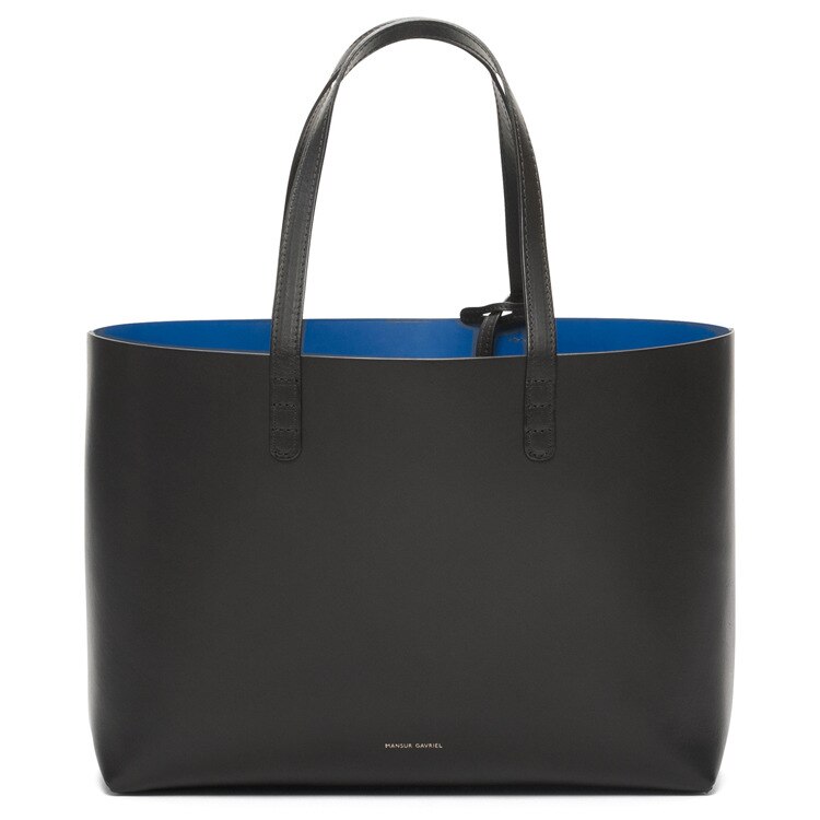 Luxus frauen Tasche Tote Tasche Große Kapazität Tote Tasche Multifunktions Einfache Dame Hand Tasche Schulter tasche: Black with blue