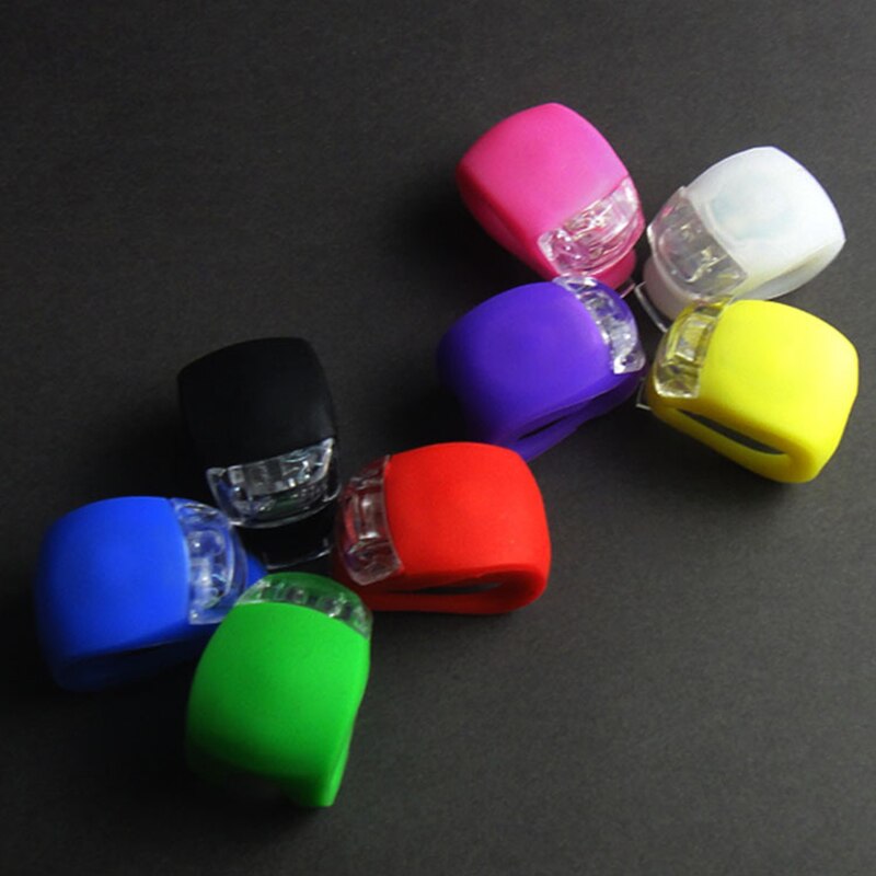 Waterproof Bike Silicone Frog Light 3Model Bicycle Front Lamp Headlight Rear Tail Lights Safety Warning Flashlight Cycling Light