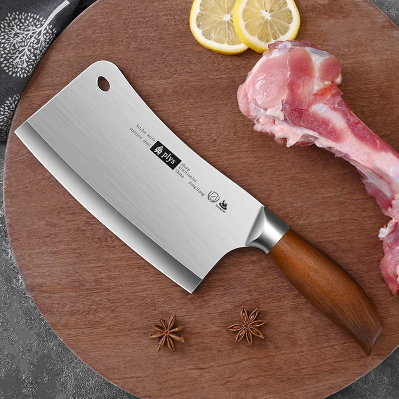 Cuchillo especializado para cortar huesos de cerdo y vaca, uso doméstico, y comercial, grueso
