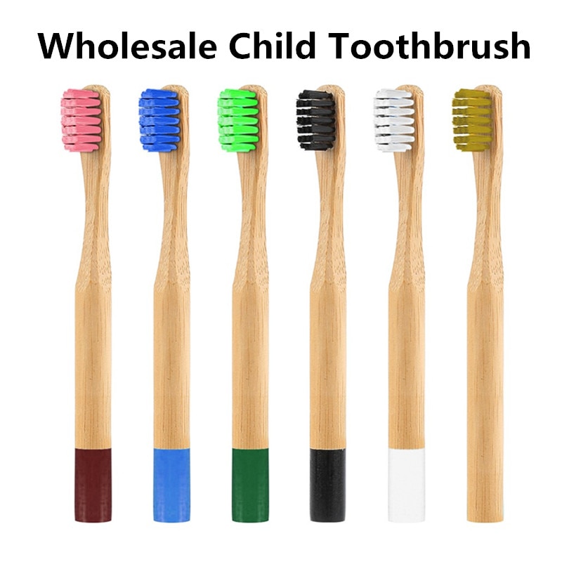Prijs 6 Kleuren Milieuvriendelijke Bamboe Tandenborstel Zachte Haren Kind Tandenborstel Anti Bacteriële Haren Tandenborstel