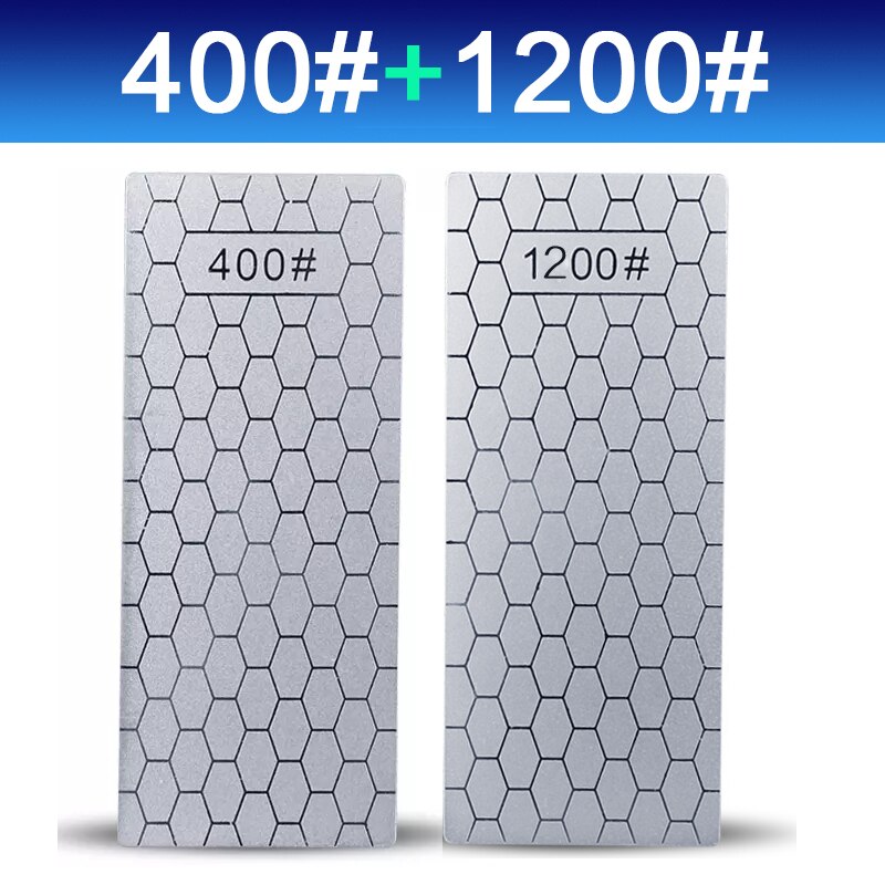 1/2/3/4pcs Diamond Knife Sharpening Stone 400# 600# 1000# 1200# Knife Sharpener Set Portable Honeycomb Whetstone Grindstone Tool: 400 1200