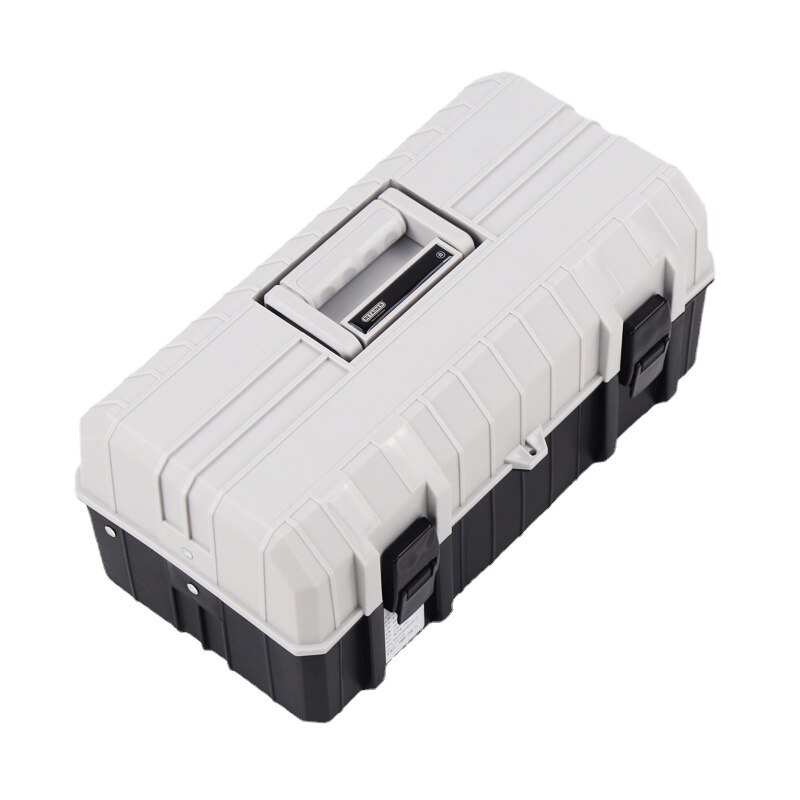17 Inch Three Layer Plastic Foldable Toolbox Household Maintenance Electrician Tool Storage Case Multi-functional Box