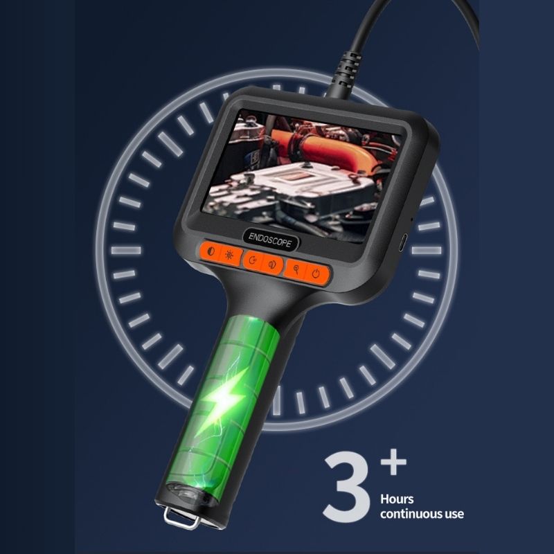 Caméra endoscopique HD 8.0 P, 1080 pouces, IP6, étanche, 4.3mm, 1m/5m/10m/15m/20m/30m/50m, pour l'inspection des canalisations de voiture, 2600mAh