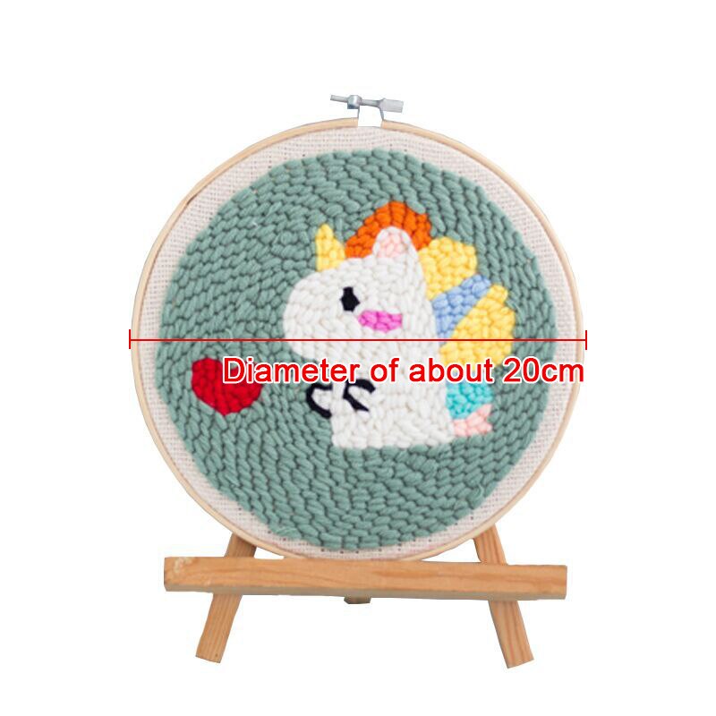 Kit de broderie pour débutants, matériel de bricolage , paquet de matériel de broderie, Kit de poinçons à l'aiguille, fournitures de broderie artisanale