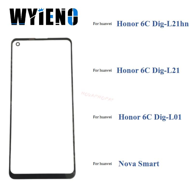 Wyieno Glass Screen For Huawei Honor 6C Dig-L21hn DIG-L01 Nova Smart Glass Lens screen ( Not touch screen Digitizer Sensor)