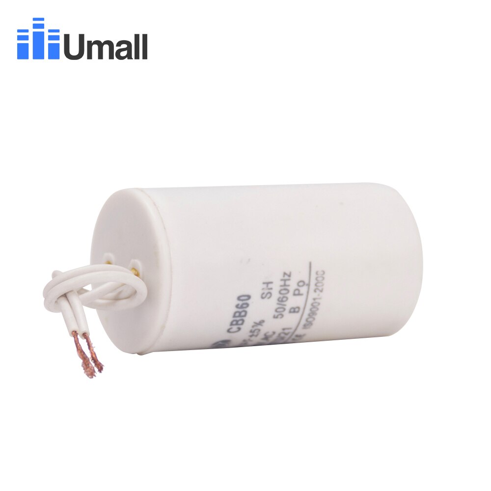 CBB60 450V 14uF motor start capacitor for electric machine two wires