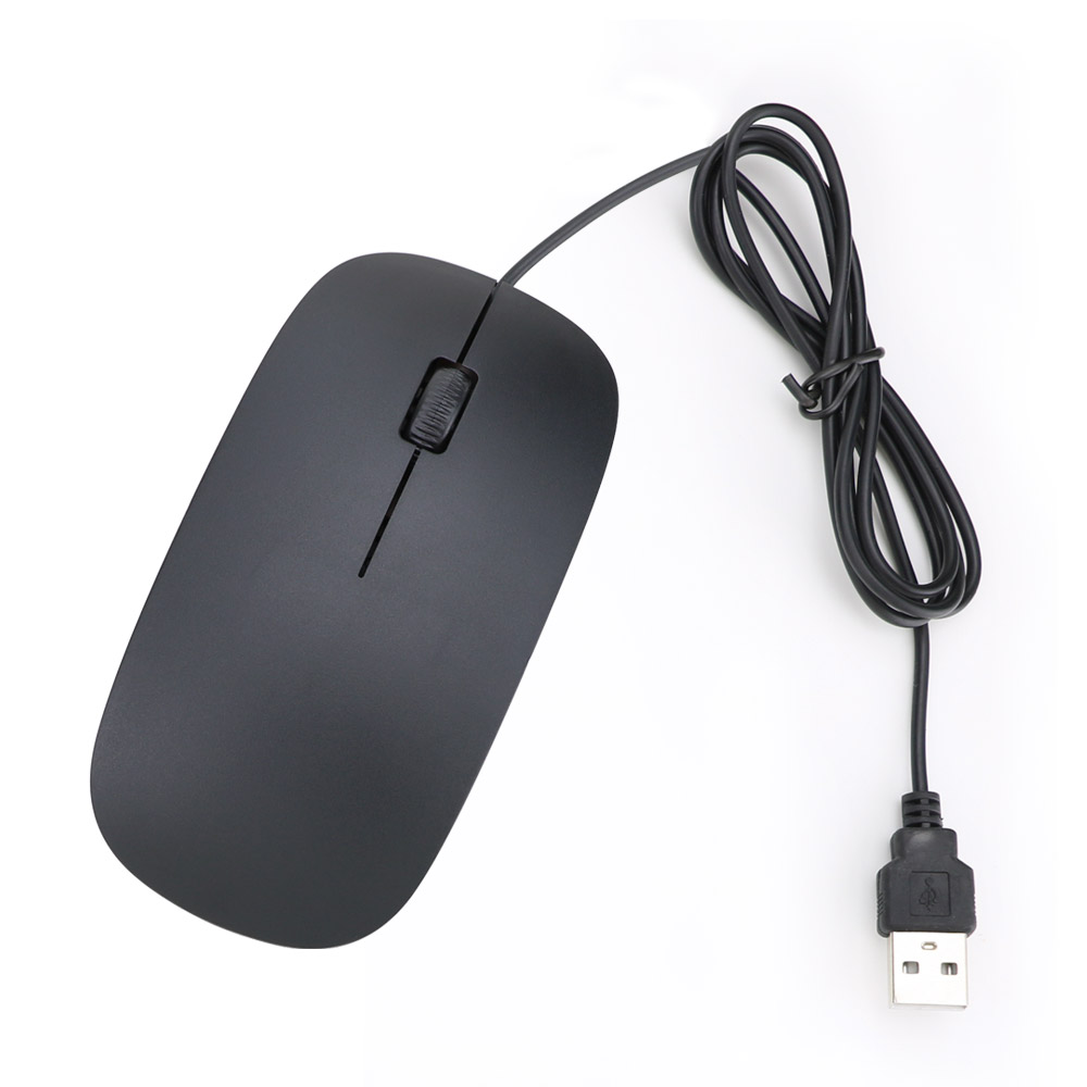 USB Verdrahtete Maus Ultra dünne 3 Tasten 1200 DPI Optische 3D Roller Computer Maus USB Gaming Maus Für PC computer Gaming