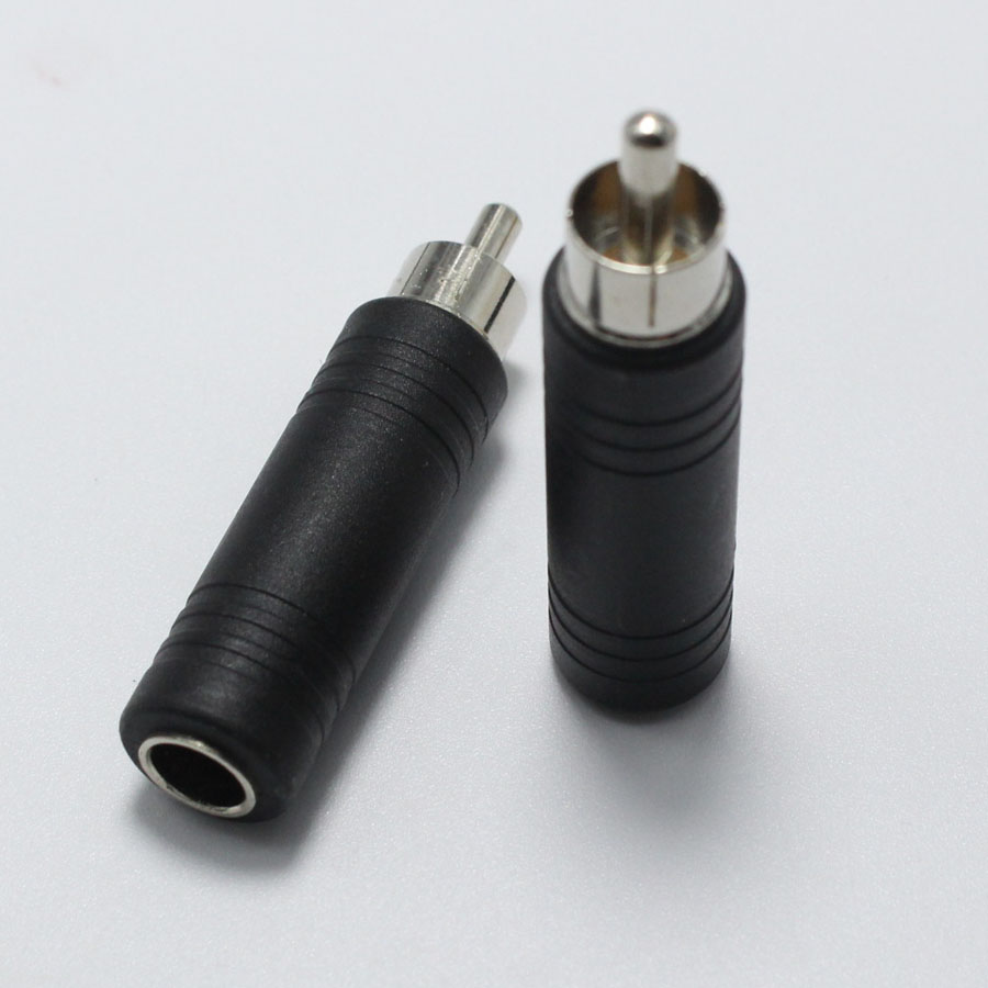 1 sztuk 6.5mm żeńskie gniazdo audio robić RCA wtyk męnarty 6.5 robić wtyczka RCA adapter gniazda Jacek złącze robić robić mikrofonu