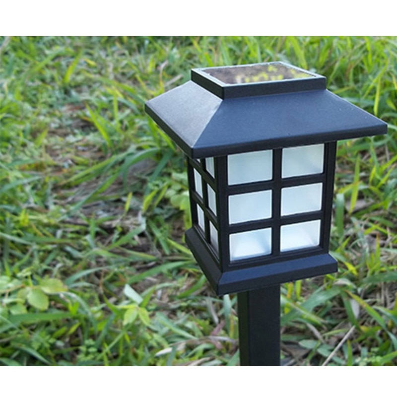 Solar pin Light Outdoor waterproof LEDBuilt-In Stakes garden lawn camping lamp bulb power-saving recharged European style
