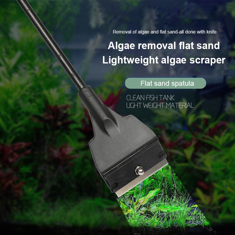 Cleaning Brush Plastic Tempered Aquarium Glass Algae Cleaner Algae Remover Glass Plant Aquarium Fish Tank Aquarium Accessories