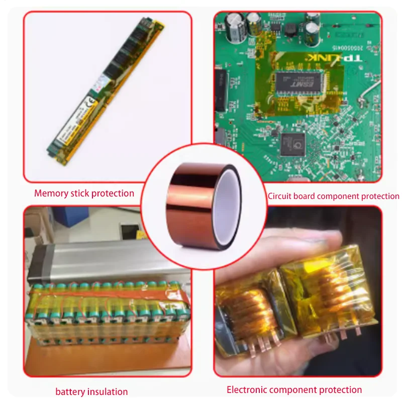 Hochtemperatur-Wärme-BGA-Band, Wärmedämmband, Polyimid-Klebstoff, isolierendes Klebeband, 3D-Drucktafel-Schutz