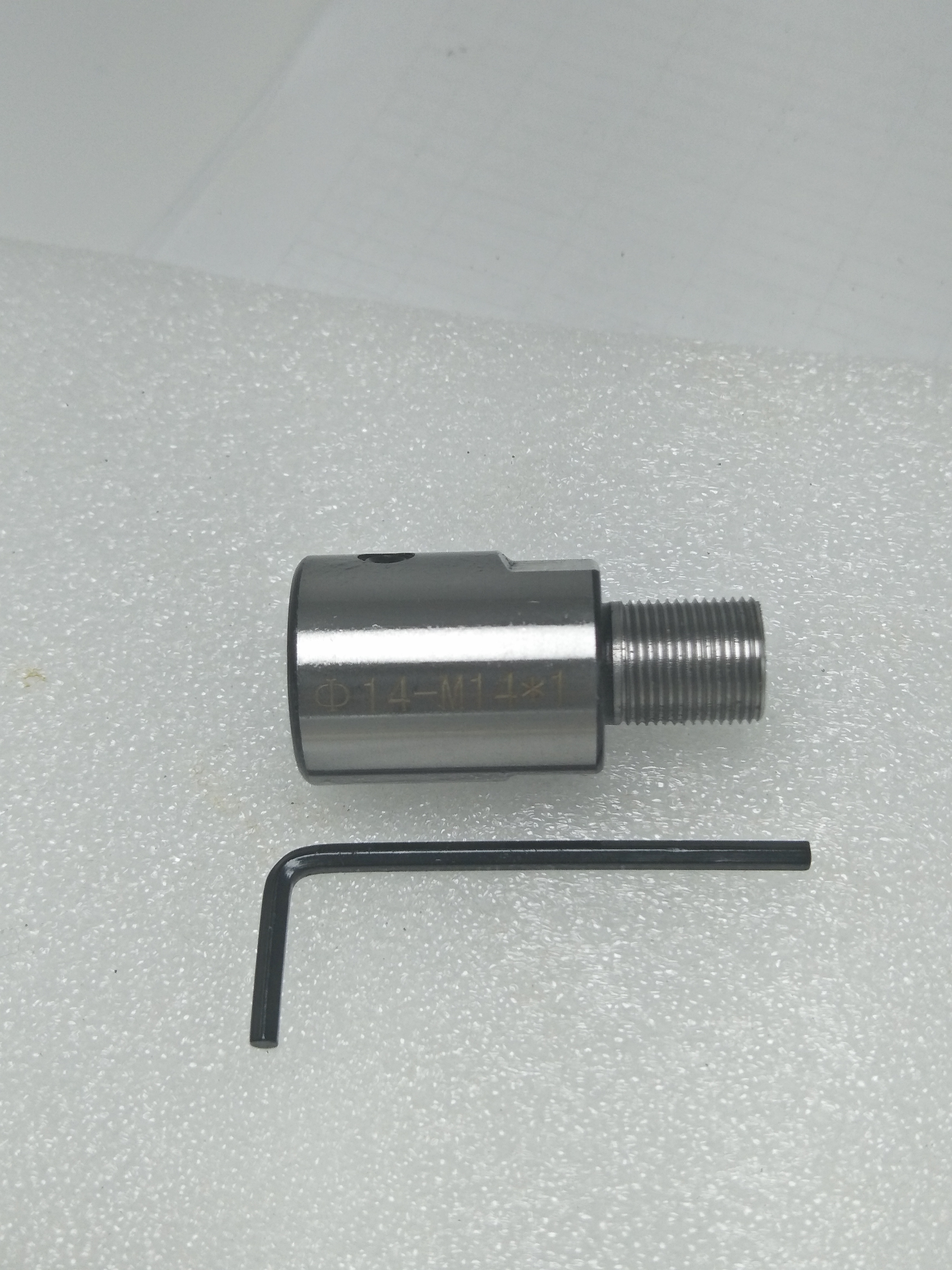 8mm 10mm 12mm 14mm 15mm 16mm 19mm adapter M14*1 Connecting rod Bushing For woodworking chuck Lathe Bench Mill DIY m14 adapter