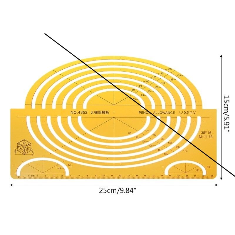 Xrhyy flödesschema symbol utarbetande mall linjal stencil mätverktyg elev skola produkt kit lab & vetenskapliga förnödenheter