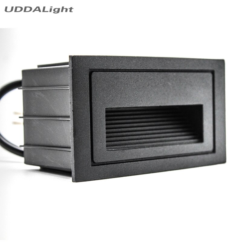 Udendørs trapper lys gulv led lys 105mm sort / hvid have gulv undeground belysning udendørs led pærer industriel