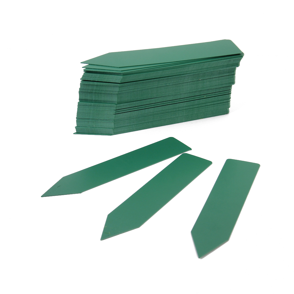 Paquete de 100 etiquetas de vivero de plantas de 4 pulgadas marcador de recipiente etiquetas de participación de jardinería reutilizables e impermeables para plantas