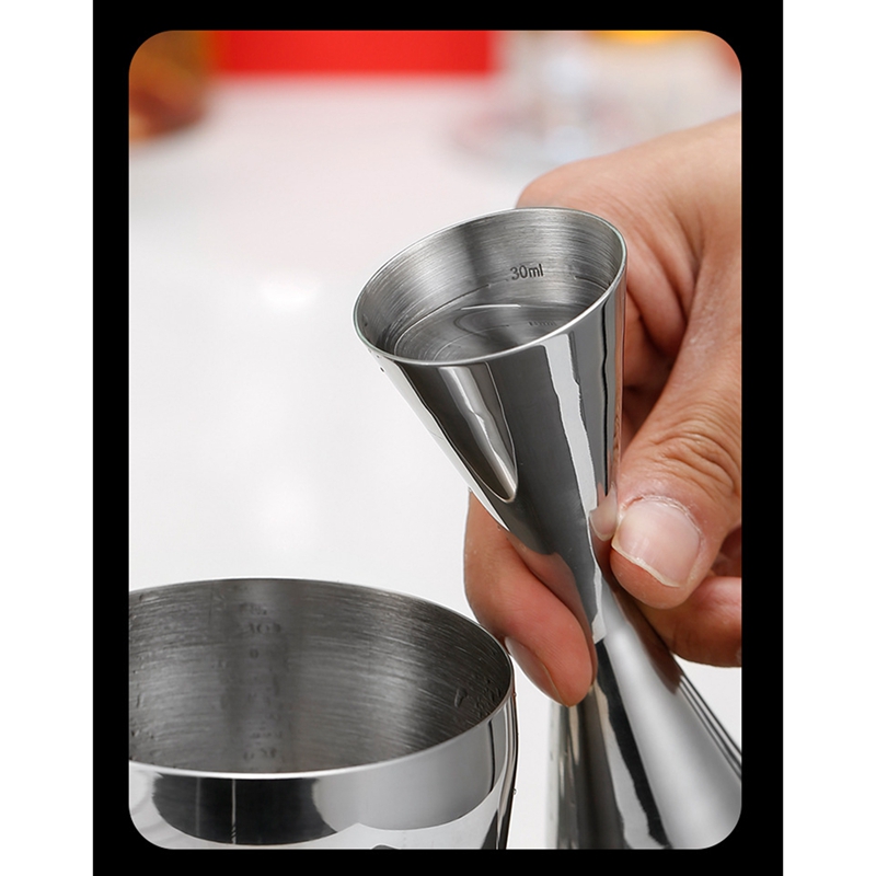 Stainless Steel Measure Cup Double Head Bar Party Wine Cocktail Shaker Jigger