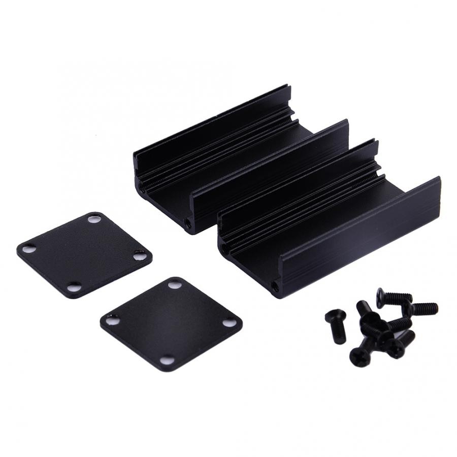 DIY Housing Instrument Aluminum PCB Instrument Box Waterproof Project Box Enclosure Electronic Cooling Case 50x25x25mm
