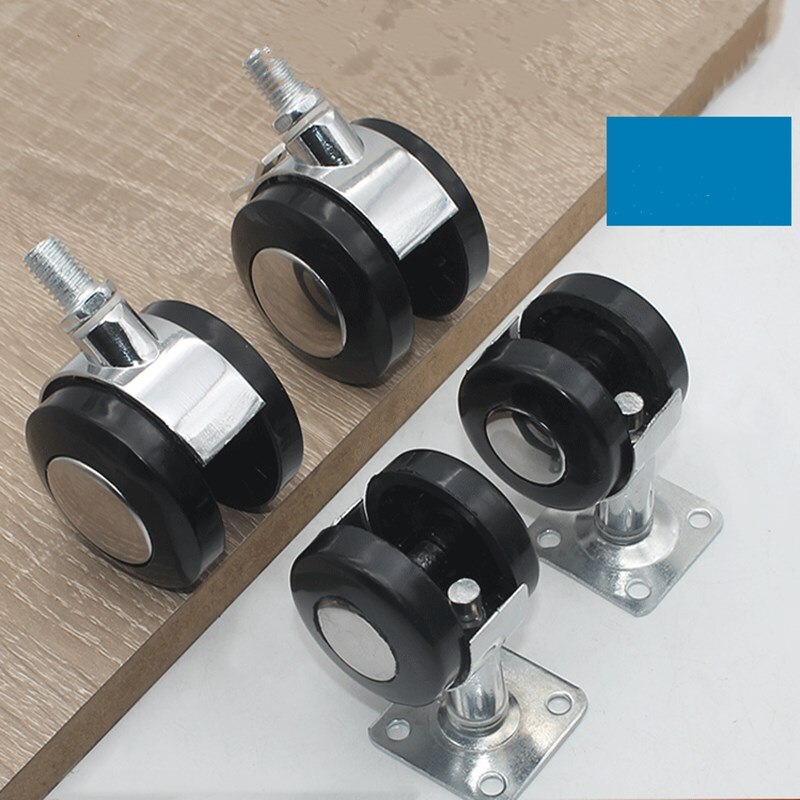 Tooth flat alloy universal Furniture movable Swivel Chair Caster furniture electrical wheel