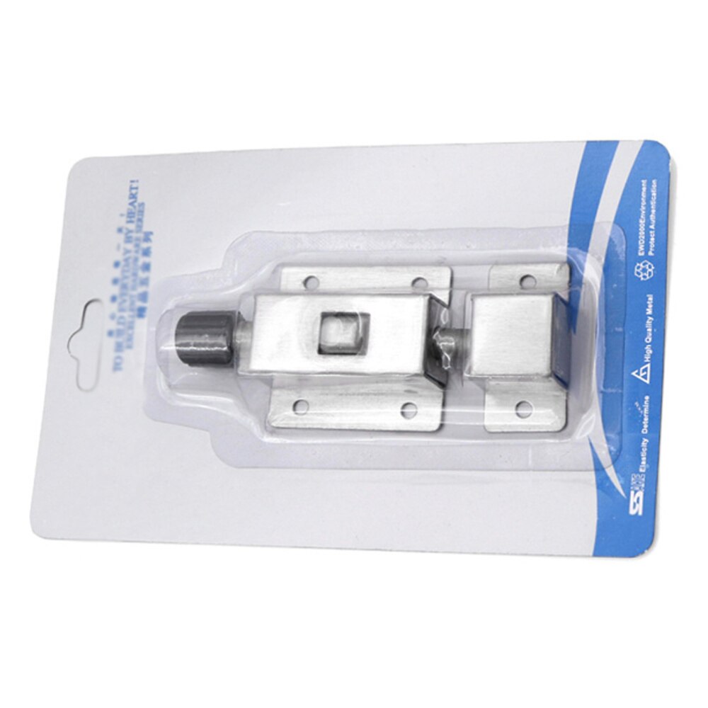 1 zestaw trwałych ciężkich solidny szczotkowane wykończenie solidna stal nierdzewna odwróć zatrzask robić drzwi zabezpieczenie robić drzwi blokada zamknięcie robić bramy