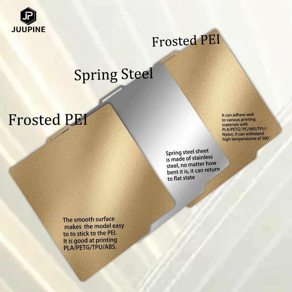 PEI Magnetic Build Plate MK3S PEI Sheet Ender 3 V3 Se Bed Double 180/220/235/300/310/350 Upgrade Removal Textured Spring Steel