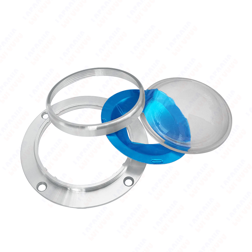30 45 60 90 120 grad LED Objektiv Optische Glas 67mm + Reflektor Kollimator + Feste Halterung Für 20W 30W 50W 100W High Power Chip