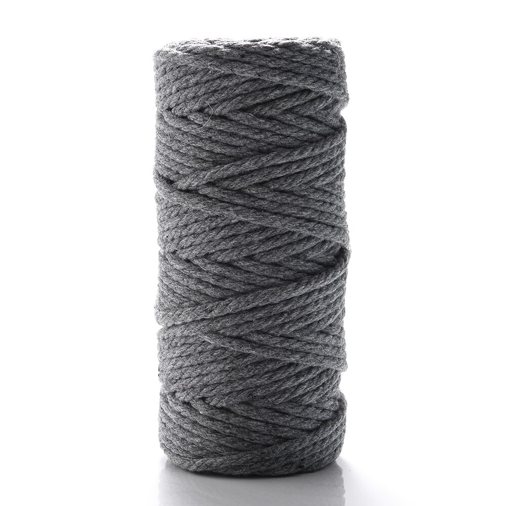 iYOE 28m/Roll 3mm Solid Color Cotton Cord Thread Making Macrame String Diy Craft Accessories Home Decoration: 5