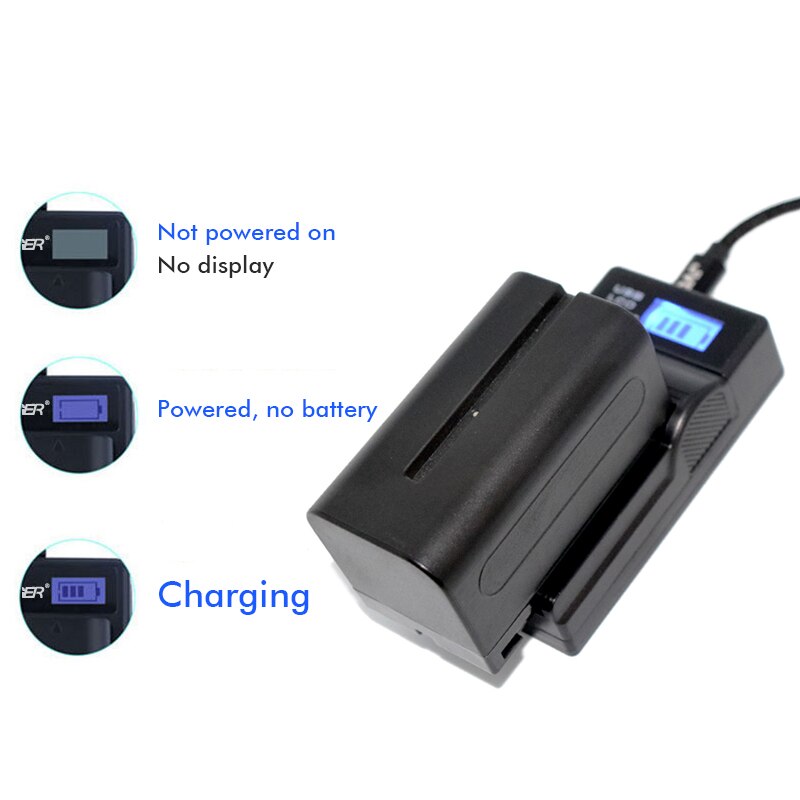 SANGER FV FP Serie FH USB Batterie per Foto/Videocamera caricabatterie per il sony NP-FV50 FV70 FV100 FP50 FP70 FP90 NP-FH70 NP-FH50 NP-FH100 NP-FV120