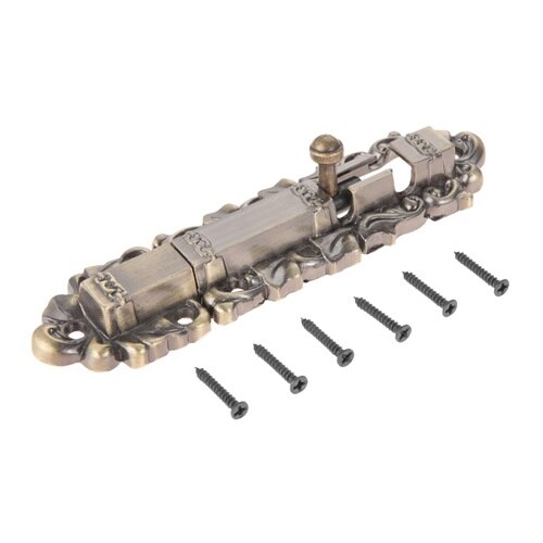 150/200/250Mm Retro Deur Bolt Gate Klink Antieke Venster Deuren Slide Bolt Vergrendelingen Security Lock Gate kast Klink Met Schroeven: 150mm A
