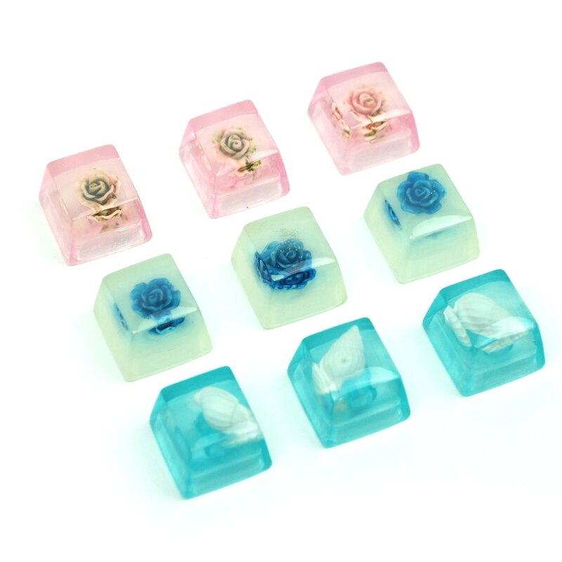 Resin Keycap Key Cap Mechanical Keyboard KeyCaps for Cherry MX Keyboard Decorate Office School
