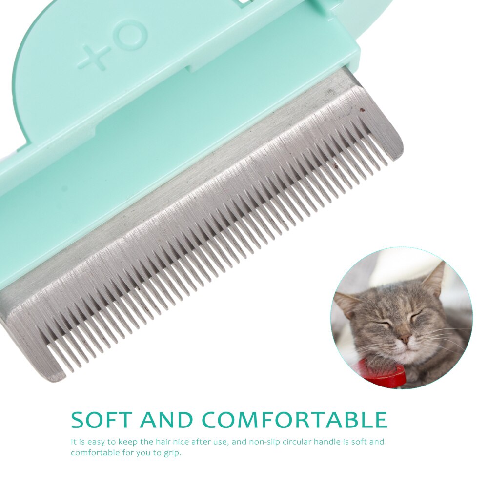 Kattenkam, borstel, hark, trim- en trimgereedschap, kattenkam, reinigingskam