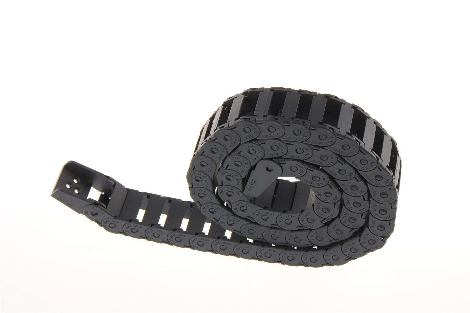 2X Chaîne Porte-câbles R28 Noir 15x30mm - Pour CNC, Imprimante 3D, Fraiseuse - Protection Câbles