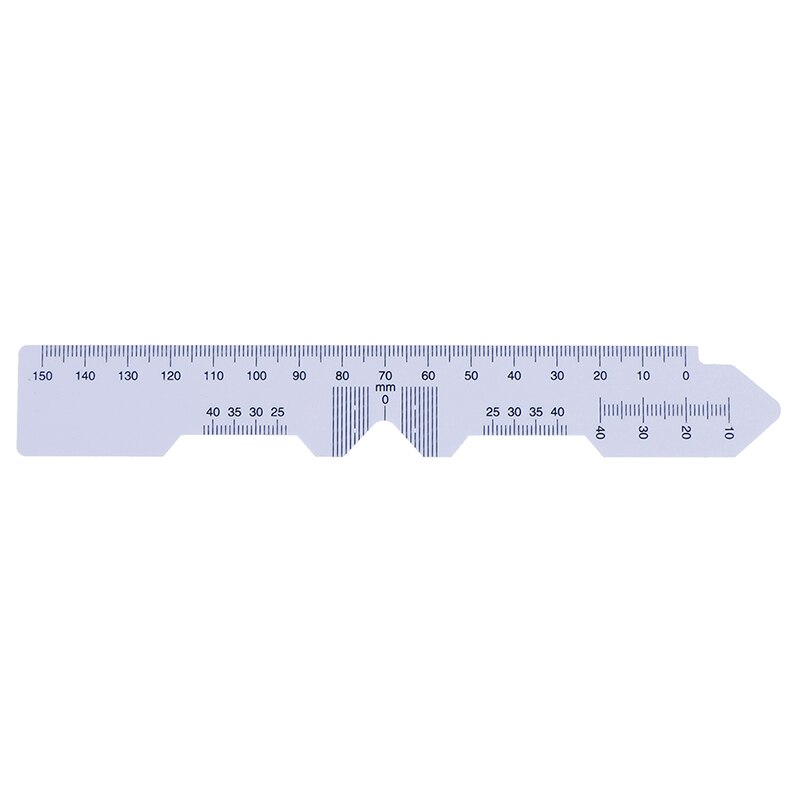 4pcs/Set Pupillary Distance Rulers White Eye Straight Edge PD Ruler 4 Types