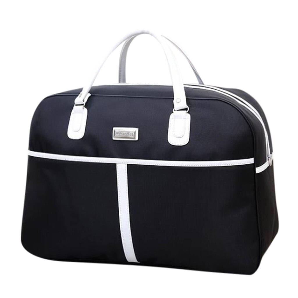 Vrouwen Reistassen Mode Oxford Waterdichte Grote Capaciteit Bagage Plunjezak Casual Effen Kleur: B