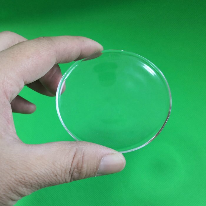 One Piece 45-120mm quartz glass flat watch glass dish / quartz petri dish/ quartz plate, labware for platculture