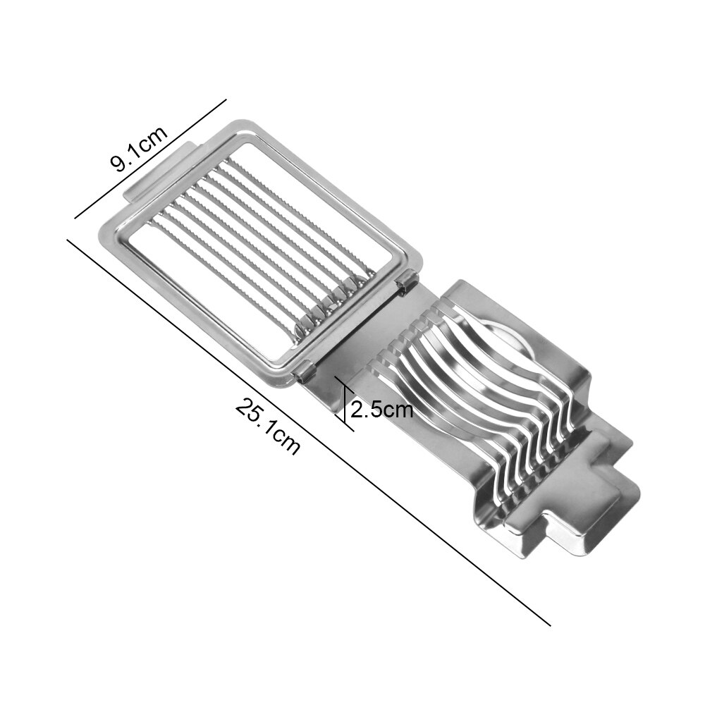 Hoomin keukengereedschap gekookte eieren snijder sectie snijder roestvrijstalen eieren snijder eiersnijder
