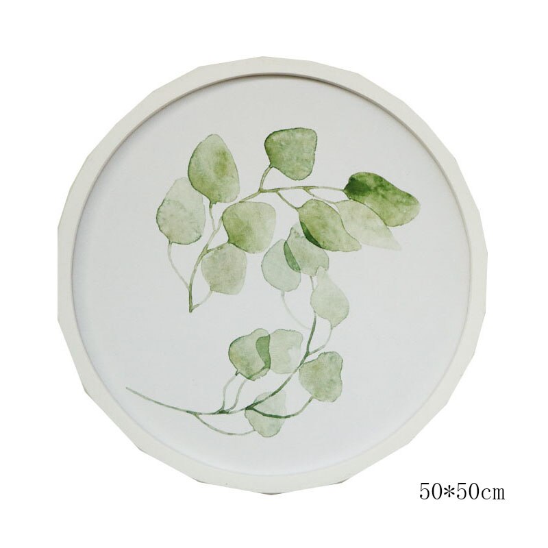 Cadre Photo rond chinois Stle salon 1 pouce 14 pouces 16 pouces 0 pouces tenture murale cadre Photo décoration ok: 50x50cm withe