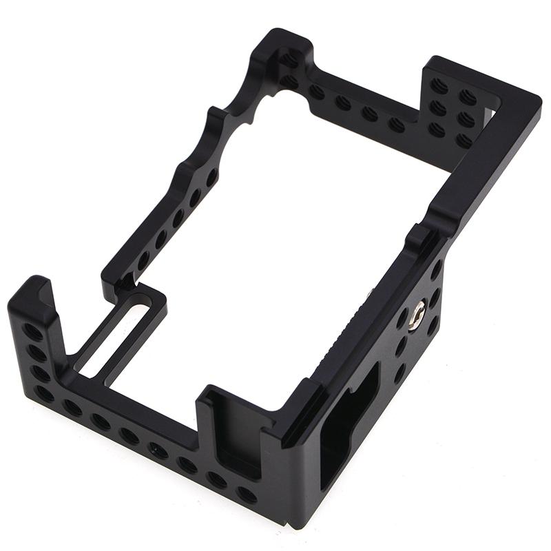 Gabbia per fotocamera per Canon M6 Mark Ii foro filettato per maniglia superiore Monitor microfono luce a Led