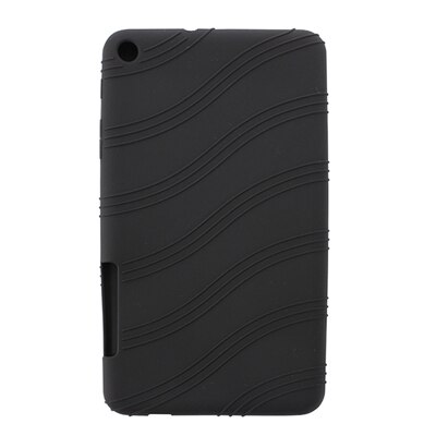 Soft Silicon Shell Back Cover For Huawei MediaPad T1 701u 7 inch Tablet Case For Huawei T1 7.0 T1-701u Protection Cases +pen: Black