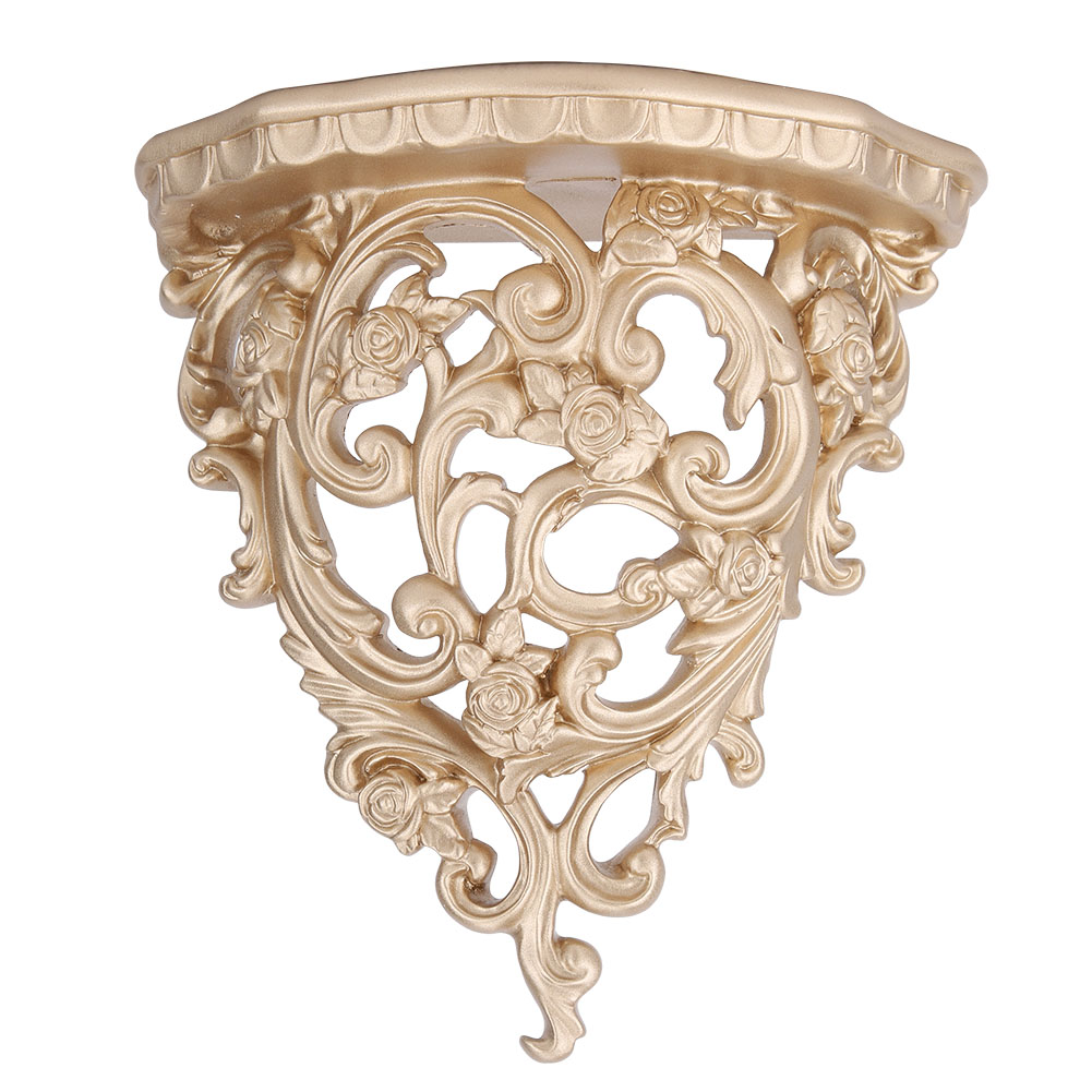 Étagère murale creuse européenne T1, rangement mural, décoration murale: Default Title