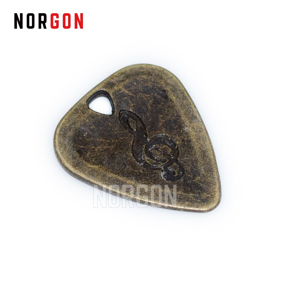 Norgon Metal Guitar Picks Durable Stainless Steel Thin Mediator Guitarra Acoustic Electric Guitar Bass Rock