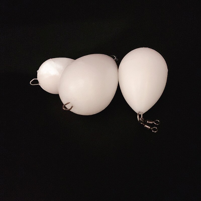 NEWS 5pcs egg float upward White bobber float fishing floatHelp Thrower Long-distance Casting Bait