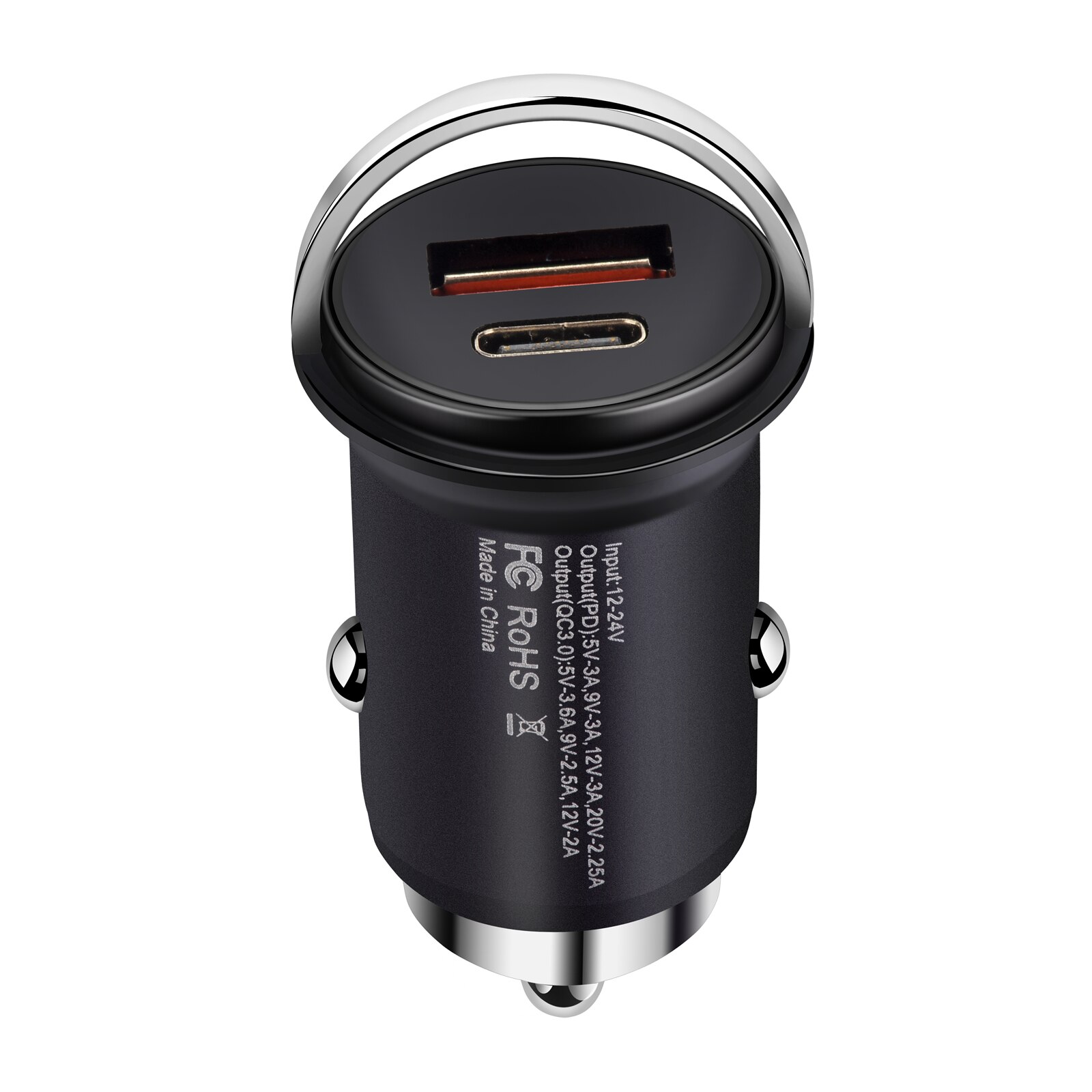 Usb Pd Autolader Voor Sigarettenaansteker 48W Smart Phone Usb Adapter Mobiele Telefoon Oplader Dual Port Fast Charger voor Iphone 12