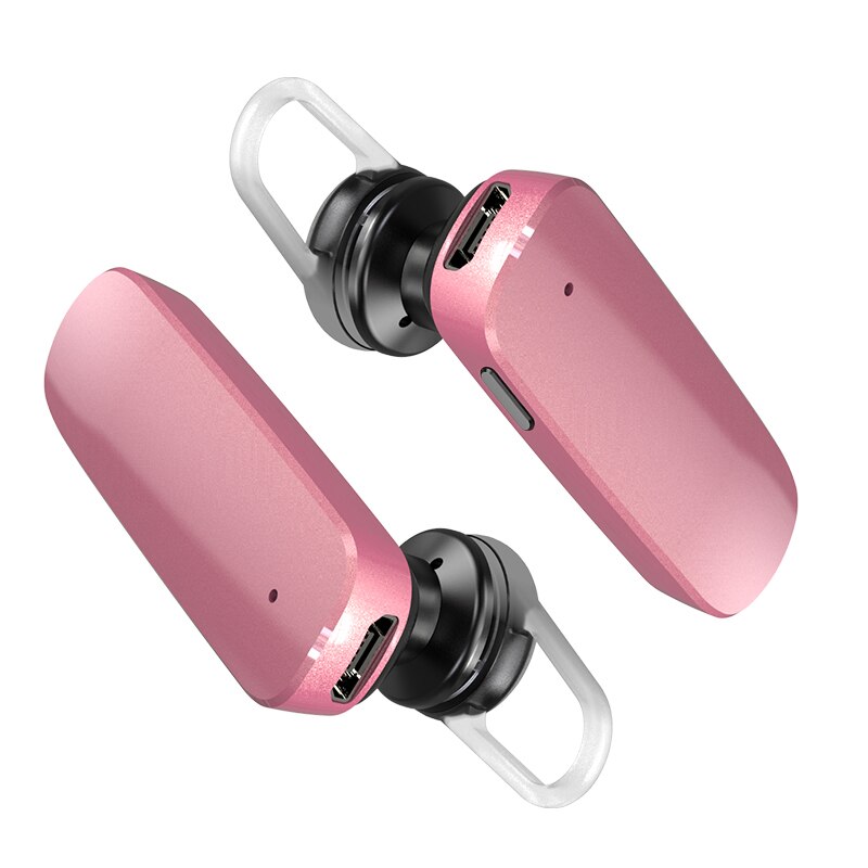 earphones Bluetooth headphones Handsfree wireless headset Business headset Drive Call Sports earphones for iphone Samsung: 2 Pink No box