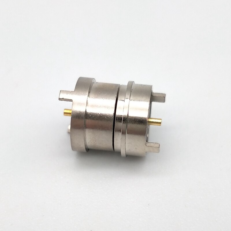 Magnet Spring-Loaded Pogo Pin Connector Single Spring Pin 2 Poles Charge Power Male Female Probe Solder Wire and PCB