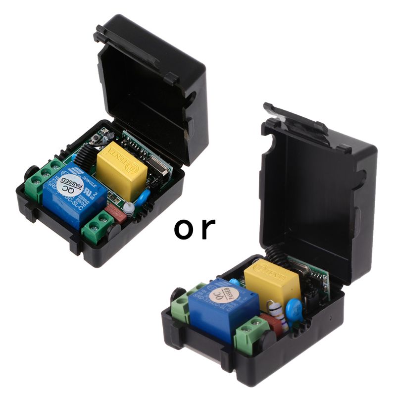 AC 220V 10A 1CH RF 433MHz Wireless Remote Control Switch Receiver + Transmitter Kit Retailsale: 2