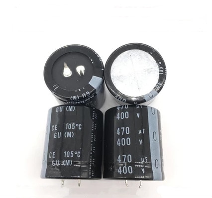 2Pcs Nichicon 470uF 400V 470uF 450V 400v470uf 450V470UF Snap-in PSU Capacitor EB