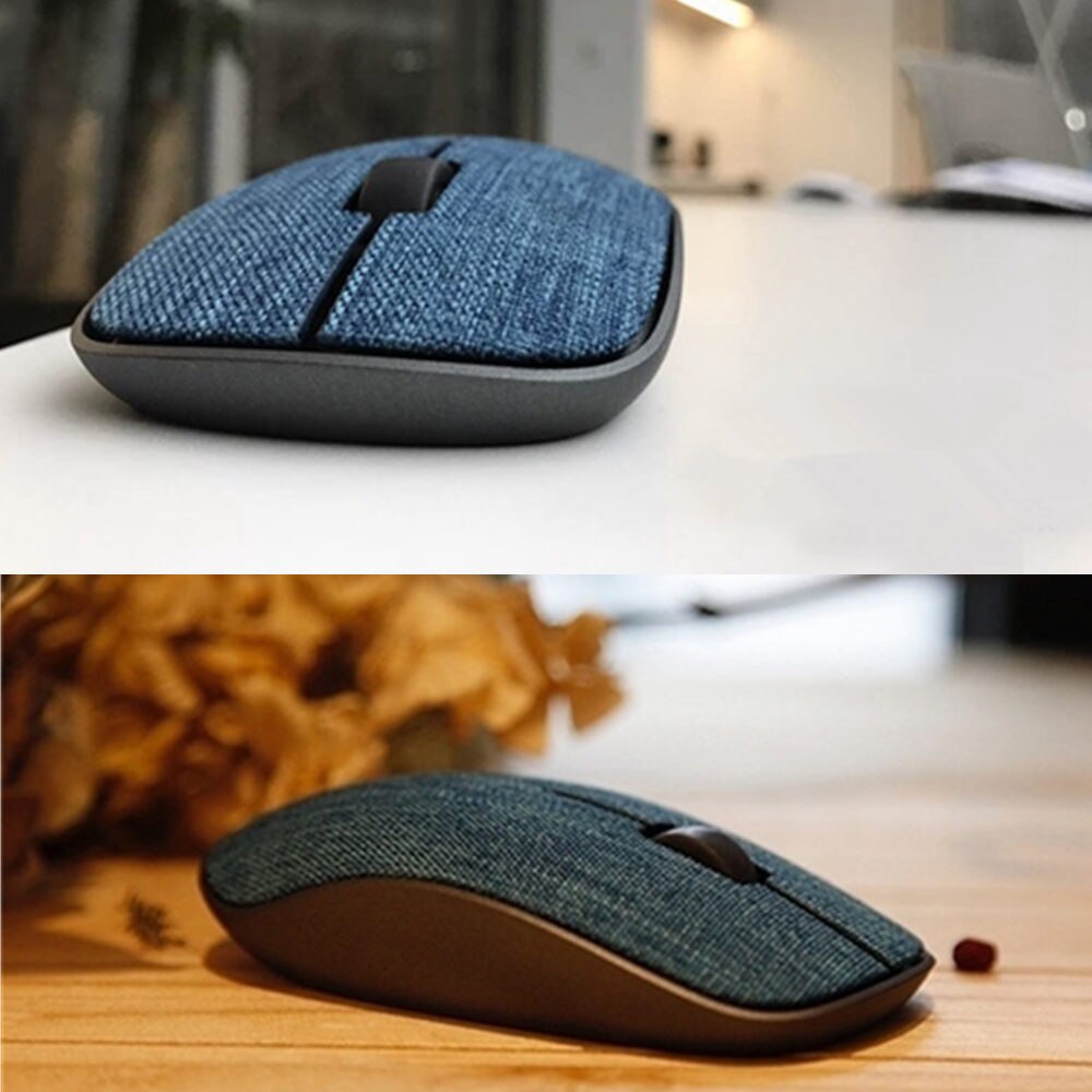 Rapoo 3500Plus Fabric Optical Wireless Mouse USB Gaming Mice with Soft Fabric Cover Super Slim Portable For Laptop Computer