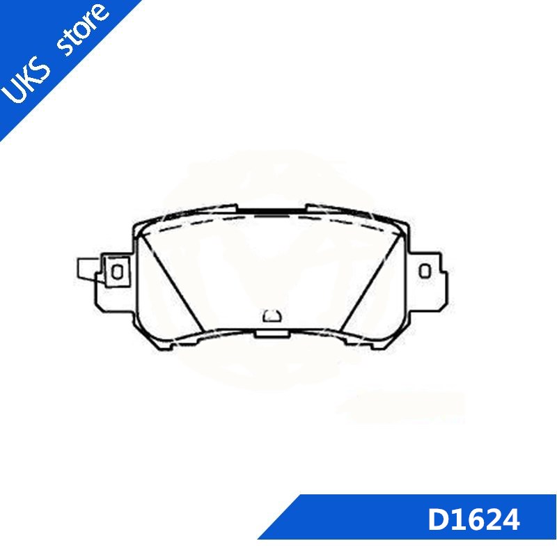 4piece/set Car Brake Pads Rear D1624 FOR MAZDA CX5 Grandado